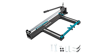 31" Manual Tile Cutter Laser Guide All Steel For Large Tile Double Rail